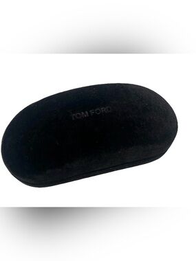 Tom Ford hard-shell brown velvet sunglasses case
